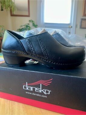 Dansko Sienna Brush Off Black - Size 40